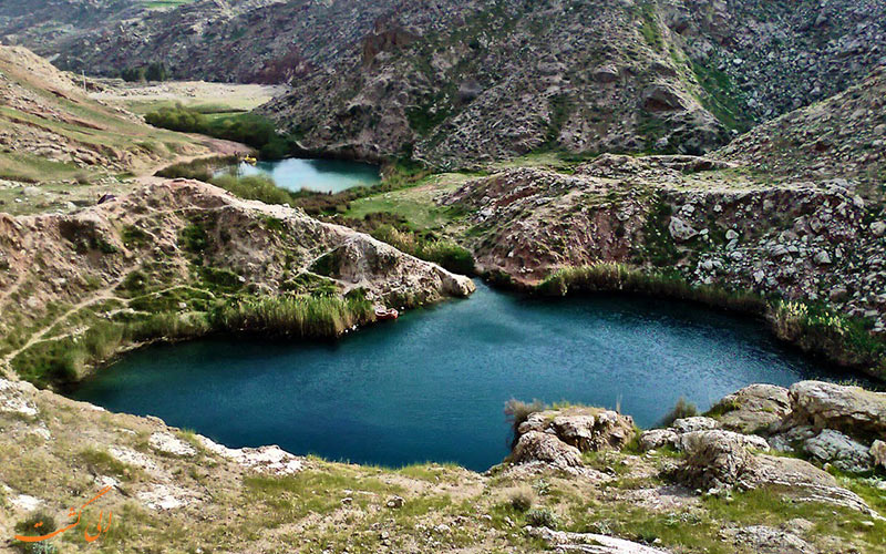 جاذبه های گردشگری ایلام - دریاچه ی دوقلو